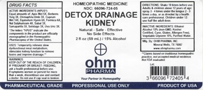 2oz Bottle Label (Detox Drainage Kidney)